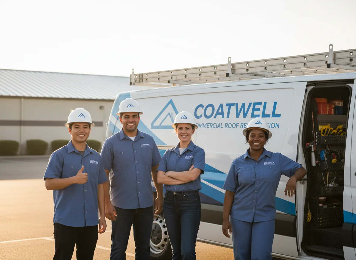 Commercial roof coating company in Brohman, MI